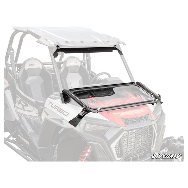 SuperATV SATV FLIP DWN GLS WINDSHLD KAW (FDGWS-P-RZRT-K) - Driven Powersports