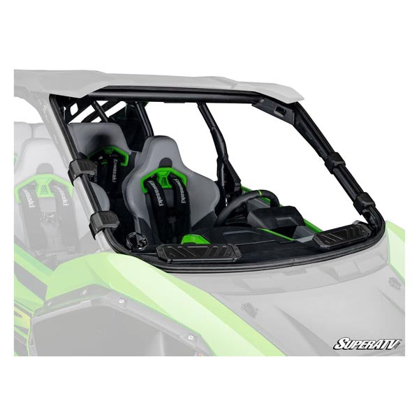 SuperATV SATV VENTD FULL WINDSHIELD KAW (WS-K-H2-V-70) - Driven Powersports