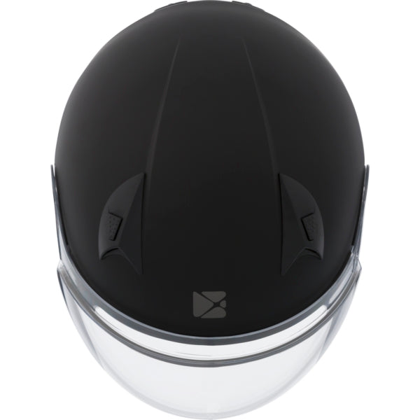 CKX VG977 Open-Face Helmet, Winter Solid Double Matte Black M Double Shield - Driven Powersports