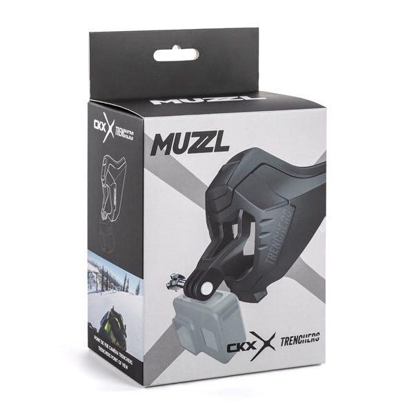 CKX TRENCHERS MUZZL – Muzzle with camera bracket for Titan helmet Solid Titan Original Black One Size Fits All - Driven Powersports