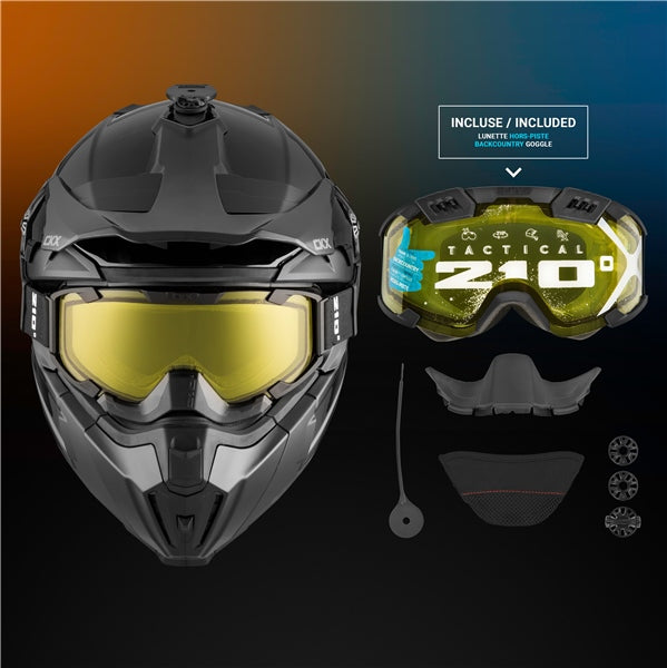 CKX Titan Original Helmet - Trail and Backcountry Solid Black S - Driven Powersports