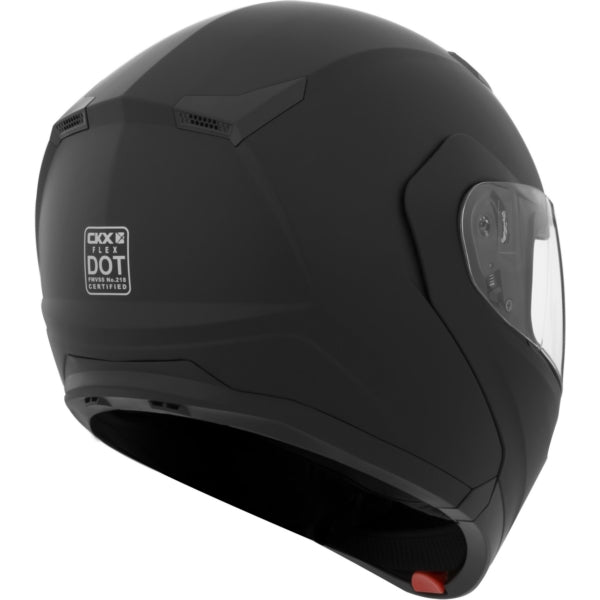 CKX Flex RSV Modular Helmet, Summer Solid Matte Black M Single Shield - Driven Powersports