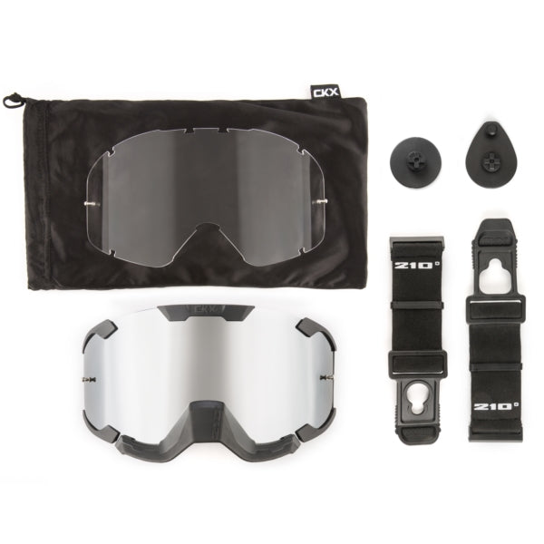 CKX 210° Goggles, Summer 210 Summer Matte Black Mirror silver - Driven Powersports