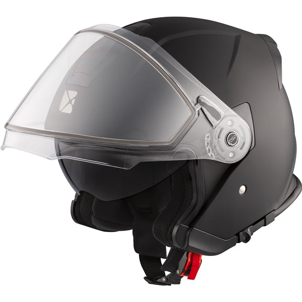 CKX Razor Open Helmet Solid Double Matte Black M Double Shield - Driven Powersports