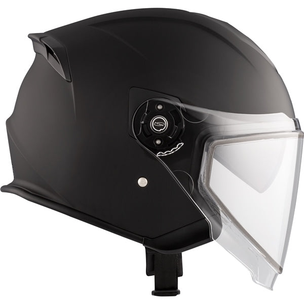 CKX Razor Open Helmet Solid Double Matte Black M Double Shield - Driven Powersports