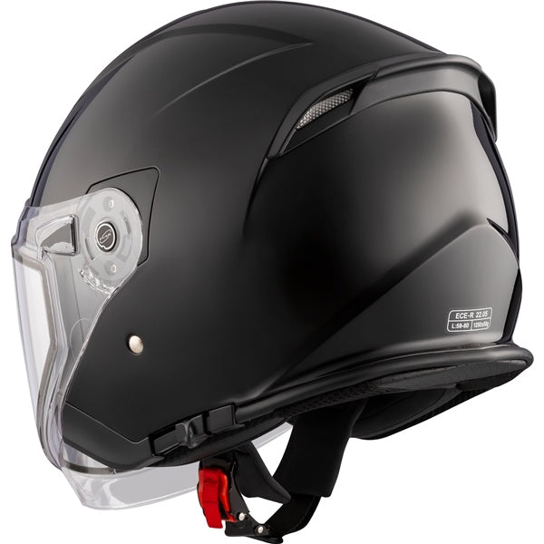 CKX Razor Open Helmet Solid Double Black XS Double Shield - Driven Powersports