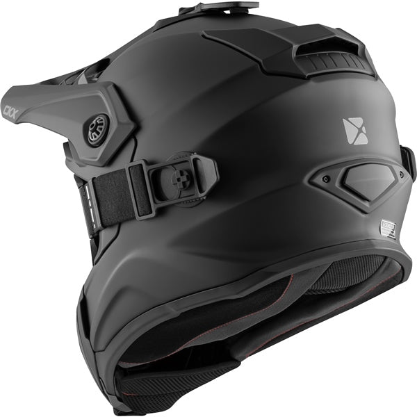 CKX Titan Air Flow Helmet - Backcountry Solid Matte Black XS - Driven Powersports