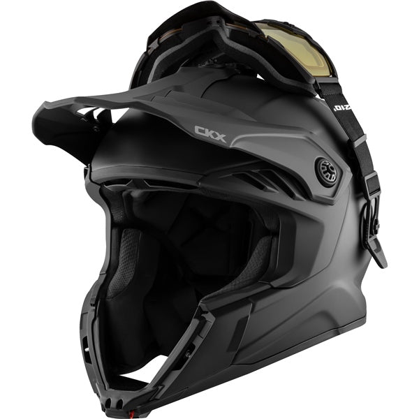 CKX Titan Air Flow Helmet - Backcountry Solid Matte Black XS - Driven Powersports