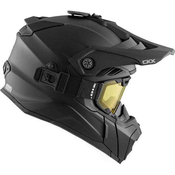 CKX Titan Air Flow Helmet - Backcountry Solid Matte Black XS - Driven Powersports