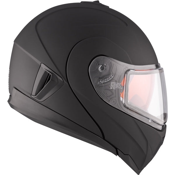 CKX Tranz 1.5 AMS Modular Helmet Solid Double Matte Black XS Double Shield - Driven Powersports