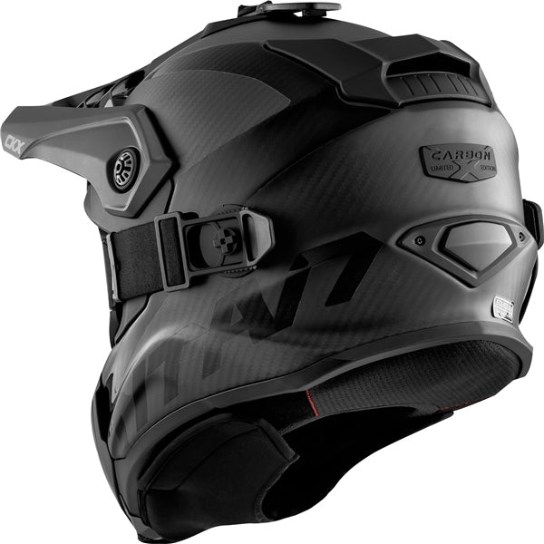 CKX Titan Original Carbon Electric Combo Helmet – Trail and Backcountry Solid Carbon XS - Driven Powersports