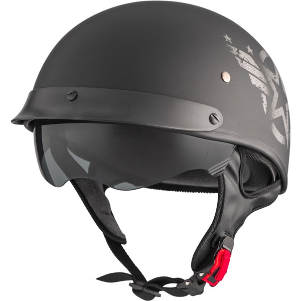 CKX Revolt RSV Half Helmet Decoy Matte Gray 2XL - Driven Powersports