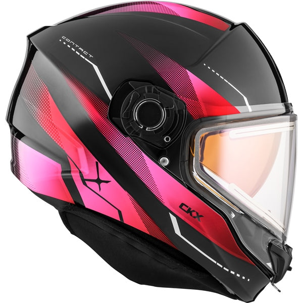 CKX Contact Free-Face Helmet Artik Electric S Pink Electric Double Shield - Driven Powersports