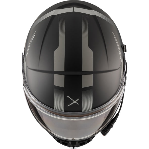 CKX Contact Free-Face Helmet Edge Electric Silver 3XL Electric Double Shield - Driven Powersports