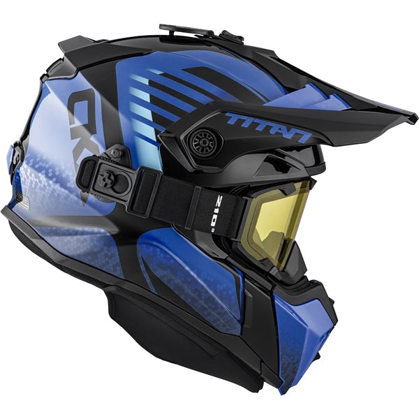 CKX HELM TITAN DL AVID GLOSS Blue XS - Driven Powersports
