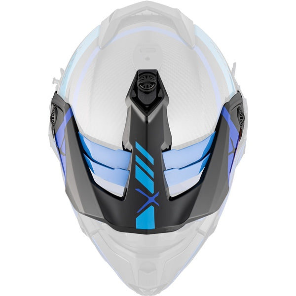 CKX Peak for Titan Helmet Trak Carbon, Glossy Blue One Size Fits All - Driven Powersports