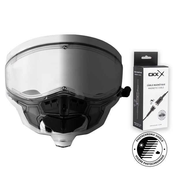 CKX Shield Mission Electric Double Shield Photochromic - Driven Powersports