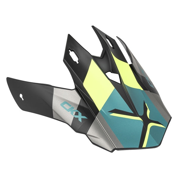 CKX Peak for TX228 Helmet Lord White, Gloss High-Visibility Yellow One Size Fits All - Driven Powersports