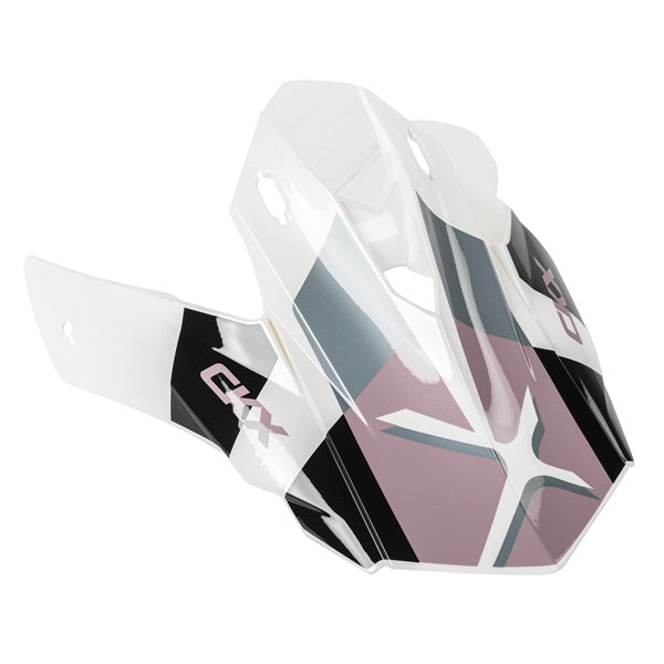 CKX Peak for TX228 Helmet Lord White, Glossy Pink One Size Fits All - Driven Powersports