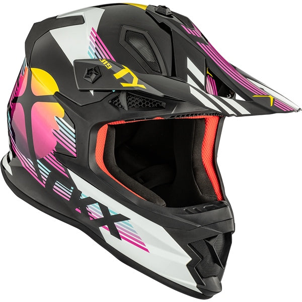 CKX TX319 Off-Road Helmet Galactic White, Glossy Black S - Driven Powersports
