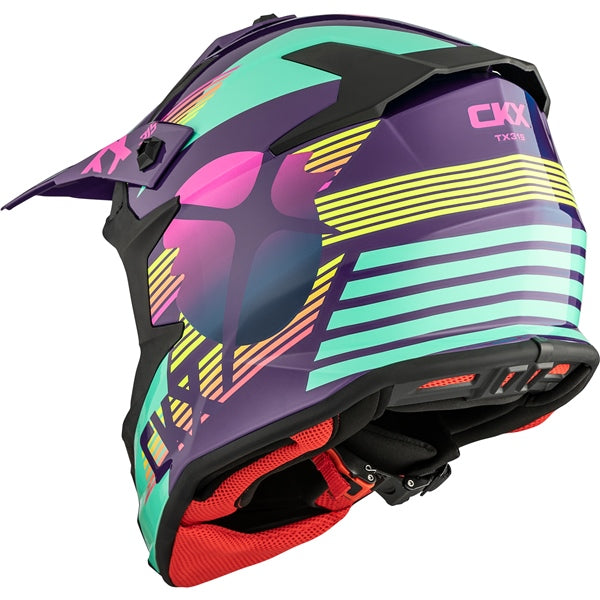 CKX TX319 Off-Road Helmet Galactic Gloss purple L - Driven Powersports