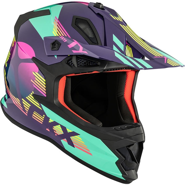 CKX TX319 Off-Road Helmet Galactic Gloss purple L - Driven Powersports
