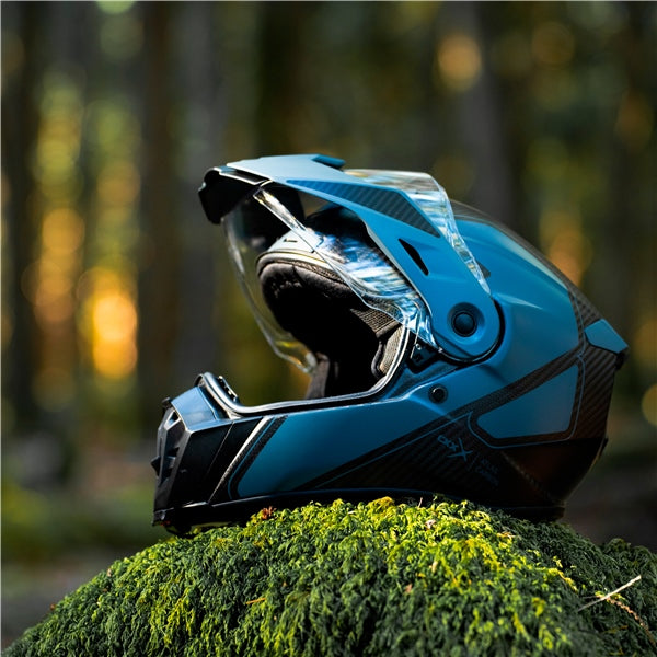CKX Atlas Carbon Byway Matte Blue M - Driven Powersports