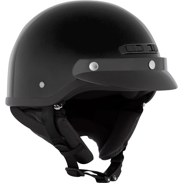 CKX VG500 Half Helmet Solid Black M - Driven Powersports
