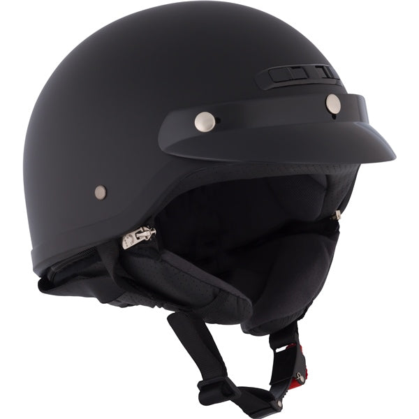 CKX VG500 Half Helmet Solid Matte Black XS - Driven Powersports