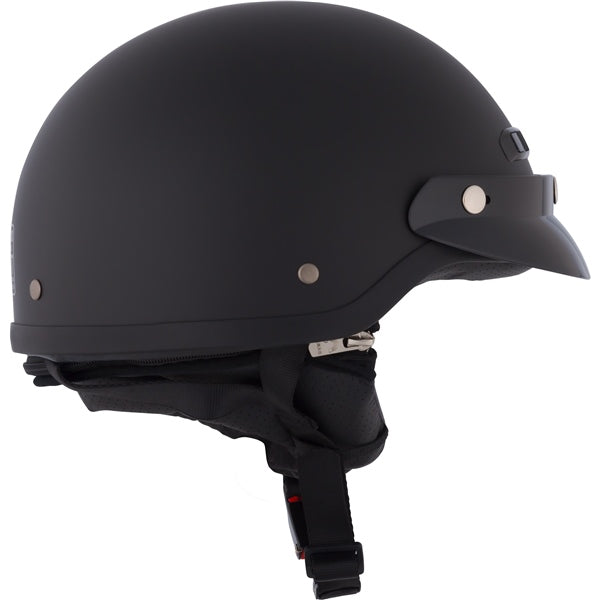 CKX VG500 Half Helmet Solid Matte Black XS - Driven Powersports