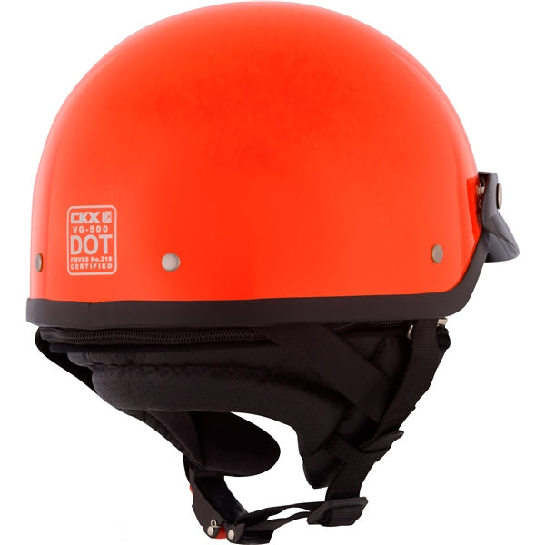 CKX VG500 Half Helmet Solid Orange L - Driven Powersports