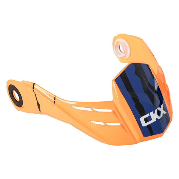 CKX Peak for Mission Helmet Claw Orange, Glossy Blue One Size Fits All - Driven Powersports