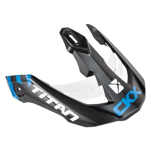 CKX Peak for Titan Helmet Marks Blue, Glossy Black One Size Fits All - Driven Powersports