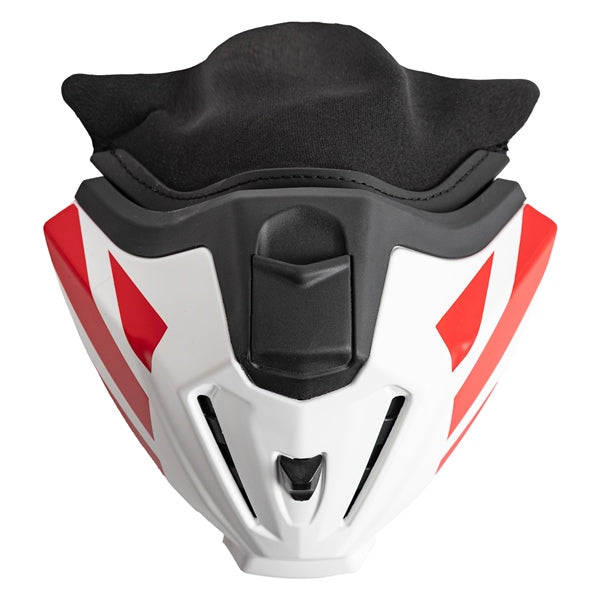 CKX Titan Removable Muzzle, Winter Marks White, Glossy red One Size Fits All - Driven Powersports