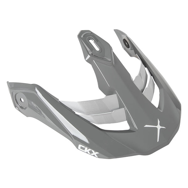 CKX Peak for Titan Helmet Roar Silver Glossy One Size Fits All - Driven Powersports