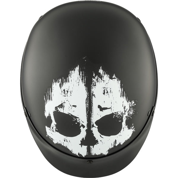 CKX Bullet Half Helmet Lull Black, White S - Driven Powersports