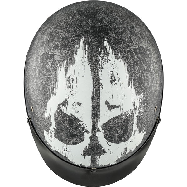 CKX Revolt RSV Half Helmet Lull Black, White M - Driven Powersports