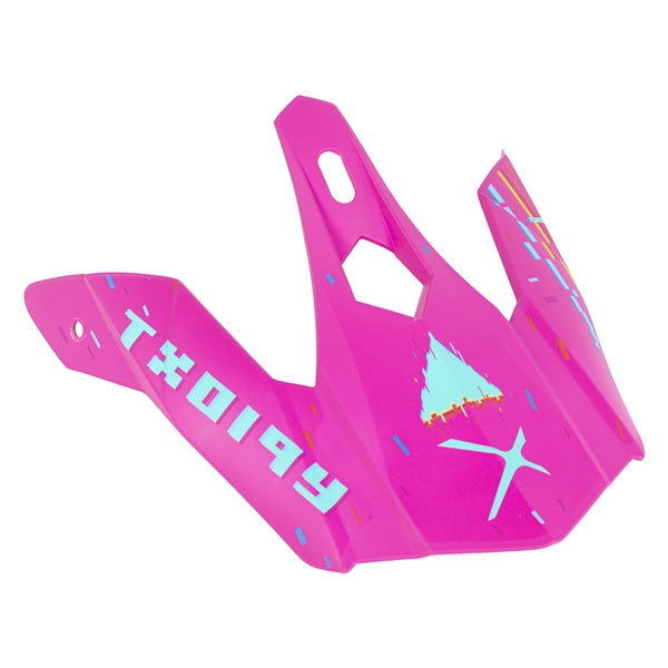 CKX Peak for TX019Y Helmet Error Turquoise, Pink One Size Fits All - Driven Powersports