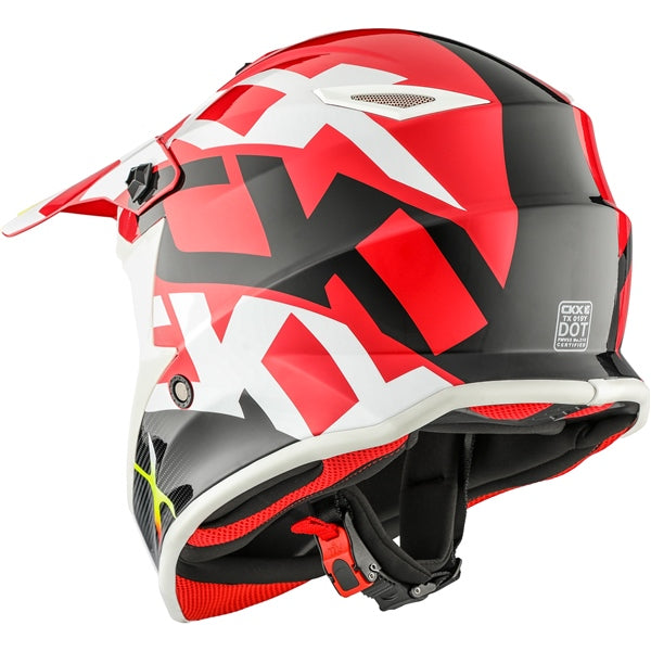 CKX TX019Y Off-Road Helmet Howl Red XL - Driven Powersports