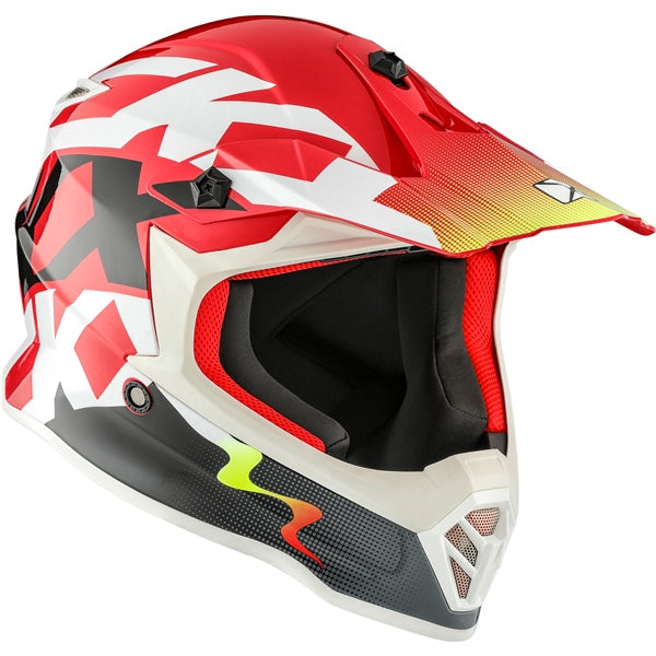 CKX TX019Y Off-Road Helmet Howl Red XL - Driven Powersports
