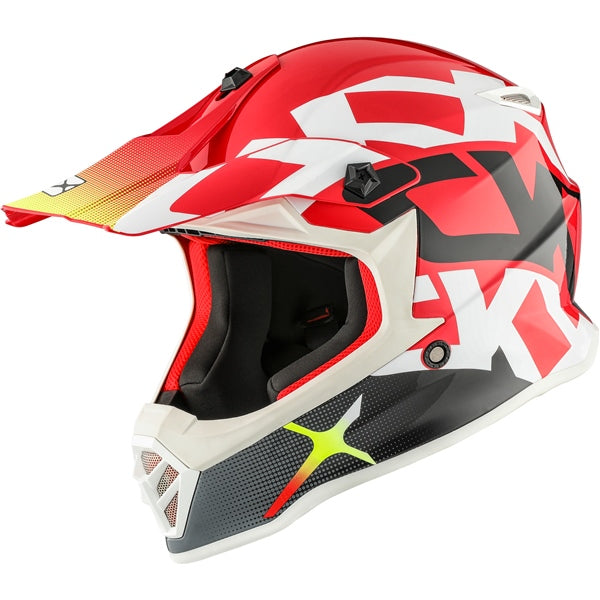 CKX TX019Y Off-Road Helmet Howl Red XL - Driven Powersports