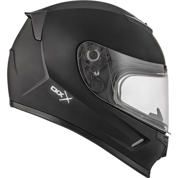 CKX RR24Y Helmet Solid Double Black Matte S - Driven Powersports