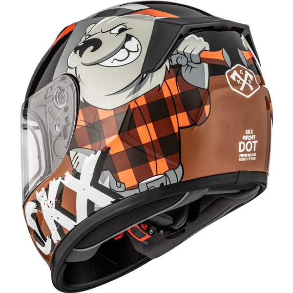 CKX RR24Y Helmet Lumberjack Double Orange S - Driven Powersports