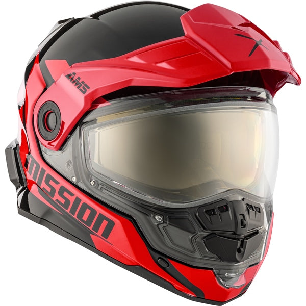 CKX Mission Free-Face Helmet Alaska Double Red 3XL - Driven Powersports