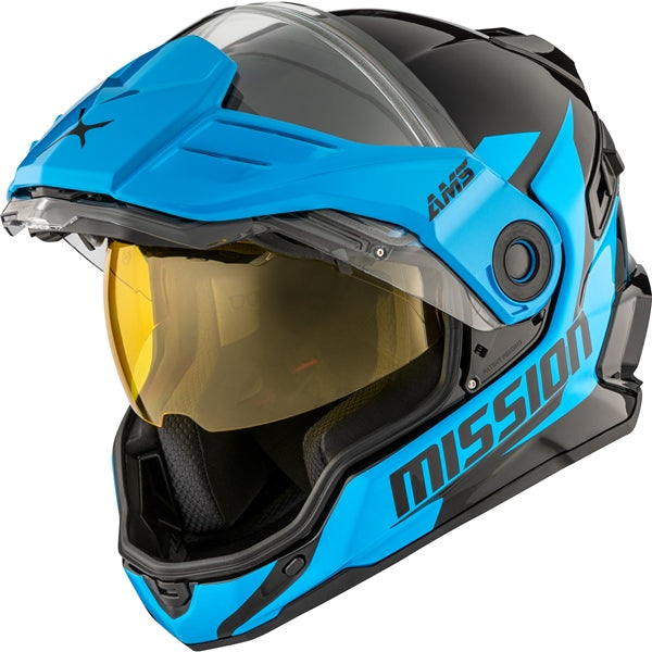 CKX Mission Free-Face Helmet Alaska Double Blue 3XL - Driven Powersports