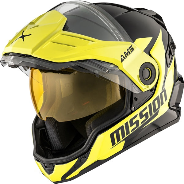 CKX Mission Free-Face Helmet Alaska Double Lime 3XL - Driven Powersports