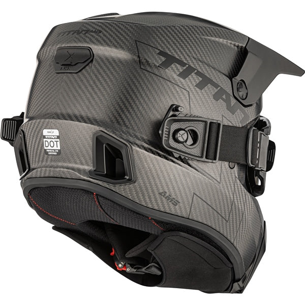 CKX Titan AMS Carbon Helmet Solid Double Titanium XS - Driven Powersports