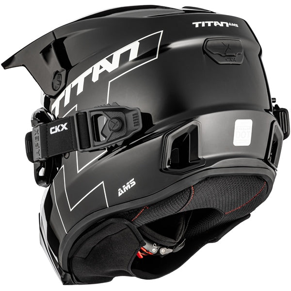 CKX Titan AMS Helmet Solid Double Black S - Driven Powersports