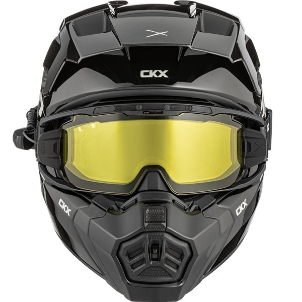 CKX Titan AMS Helmet Solid Electric Black XL - Driven Powersports
