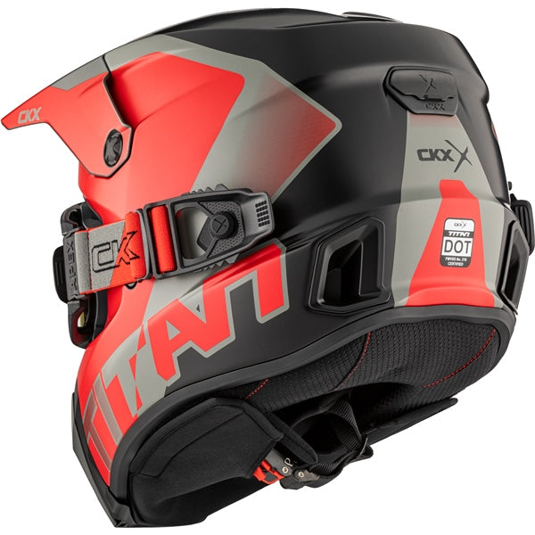 CKX Titan AMS Helmet Nunavut Double Red Matte S - Driven Powersports